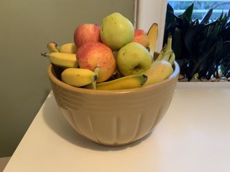 Ceramic Bowl Large & Heavy