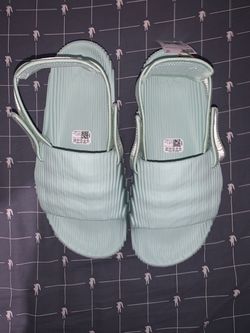 Adidas Adilette 22 XLG Slides W Ash Green Linen Green Size: 10W