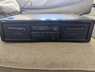 Onkyo Dual Cassette Deck TA-RW313