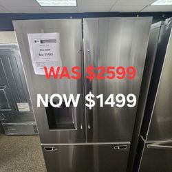 26 Cu. Ft. Smart Counter Depth Max French Door Refrigerator With Dual Ice Maker And Print Proof