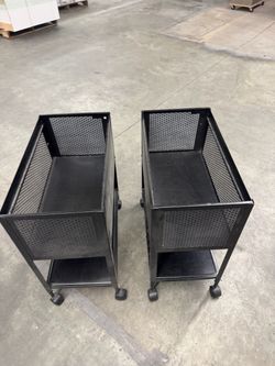 Metal hanging file cart & organizer