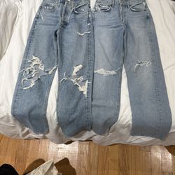 Agolde 90s Mid Rise Loose Fit Jeans Bundle