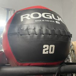 Rogue 20lb Medicine Ball - Rich Froning Special Edition (Red/Black)