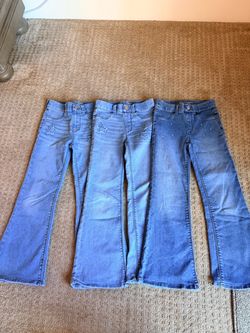 Size 7 8 girls flare  jegging jeans
