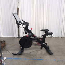 Peloton Black Stationary Exercise Bike with Integrated Screen