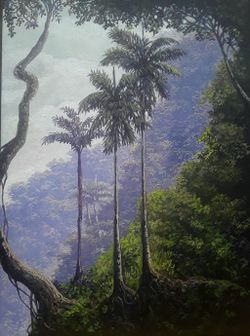 Original Landscape Cuban artwork by artist