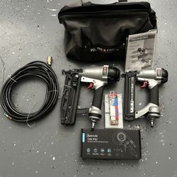 Porter Cable Nailers w/new Hose & Tire Inflator