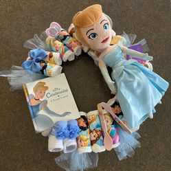 Cinderella Diaper Wreath