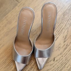 Silver heels  36