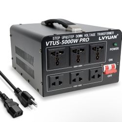 LVYUAN 5000 Watt Voltage Converter Transformer Heavy Duty Step Up Step Down