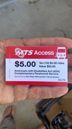 Handicap fare tickets book