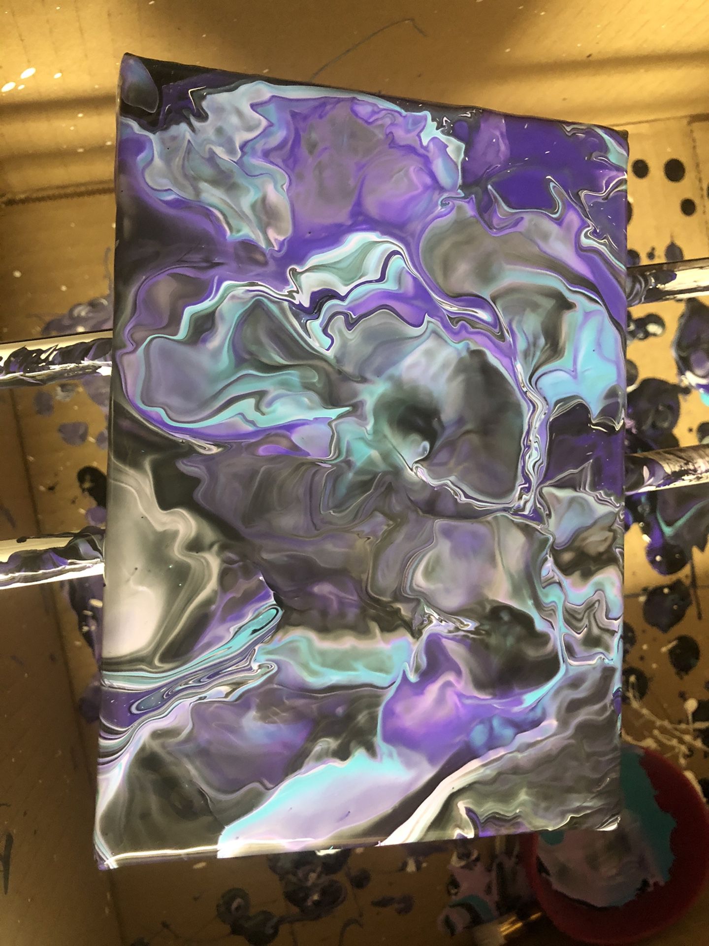 Pour painting