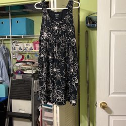 Size L, Vestido Sin mangas Con Bolsillos