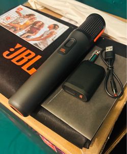 JBL Wireless Mic - Single Mic w/ Receiver/ Adapter, Karaoke Ready, Works w/ Any Speaker
