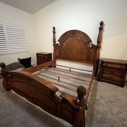 Real Wood 5 Piece Bedroom Set 