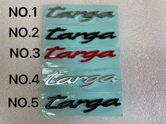 Porsche vehicle stickers  TARGA
