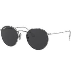 Brand New Ray-Ban Unisex Rb8247 Round Titanium Round Sunglasses