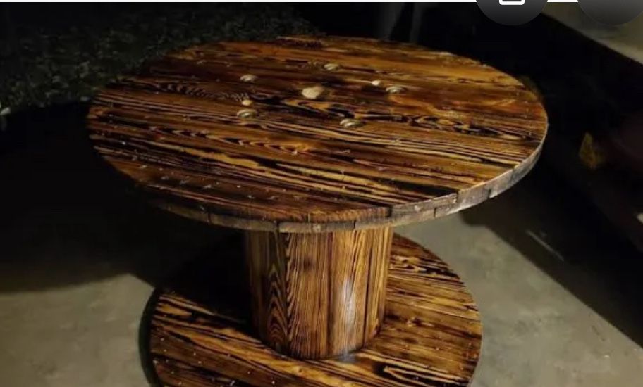 Unfinished Wood Wire Spool Ends