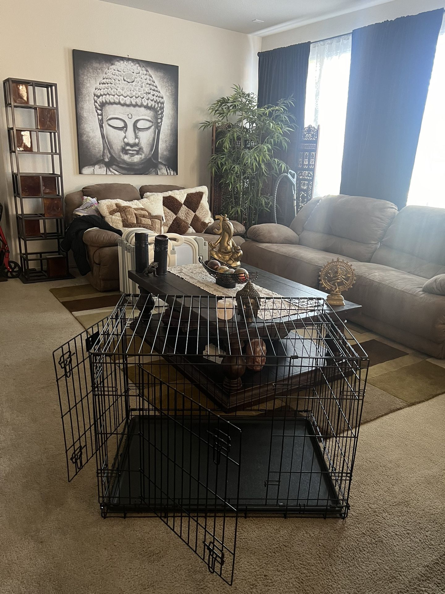 Dog Kennel Large Double Door