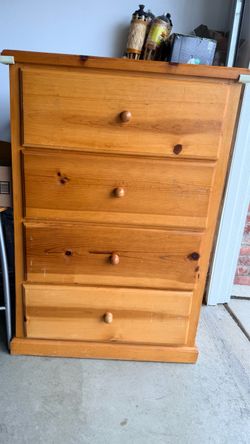 Solid wood Chest of Drawers and nightstand