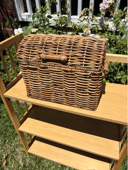 Basket Beautiful Little Wicker Trunk