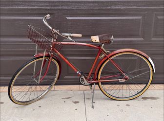 RALEIGH Robin Hood 1968 VINTAGE City Bike 3Speed 26x1 3/8in Tire Nottingham, UK For Sale!!