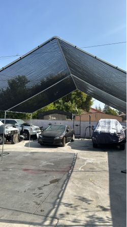 20x20 canopy with heavy duty shade tarp and all steel frame Carpa Nueva