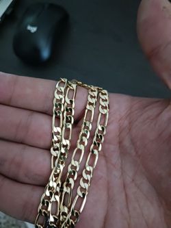 14k Gold Filled Figaro Chain 3MM 24"