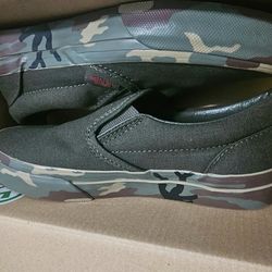 Little Boys Camouflage Vans