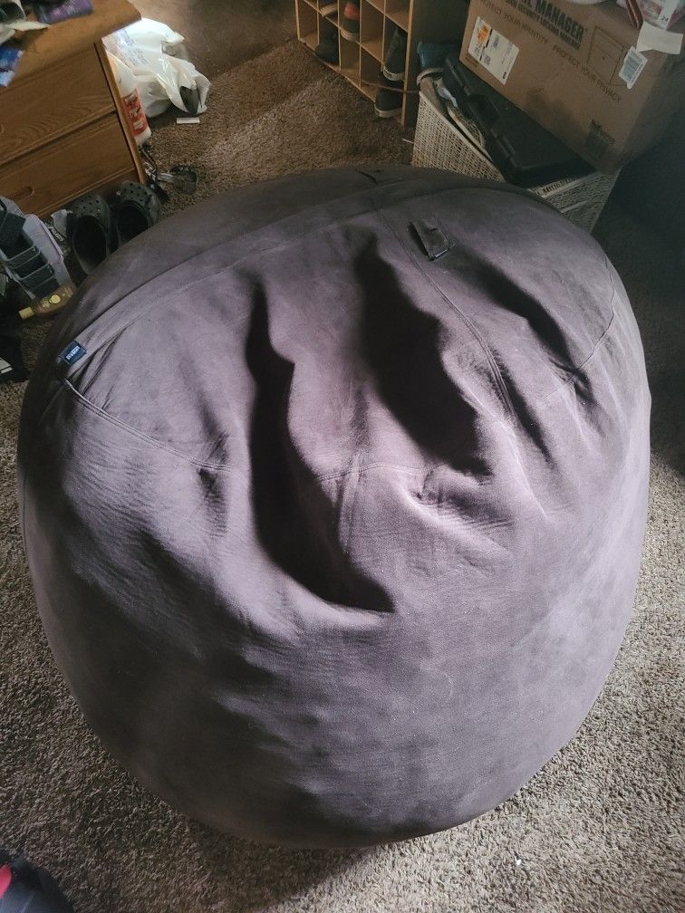 Brown Lovesac Bean Bag Chair