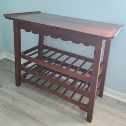 Cherry Wood Wine Rack