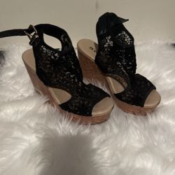 Bongo Wedge Heels Used, Size 8 Asking $3 