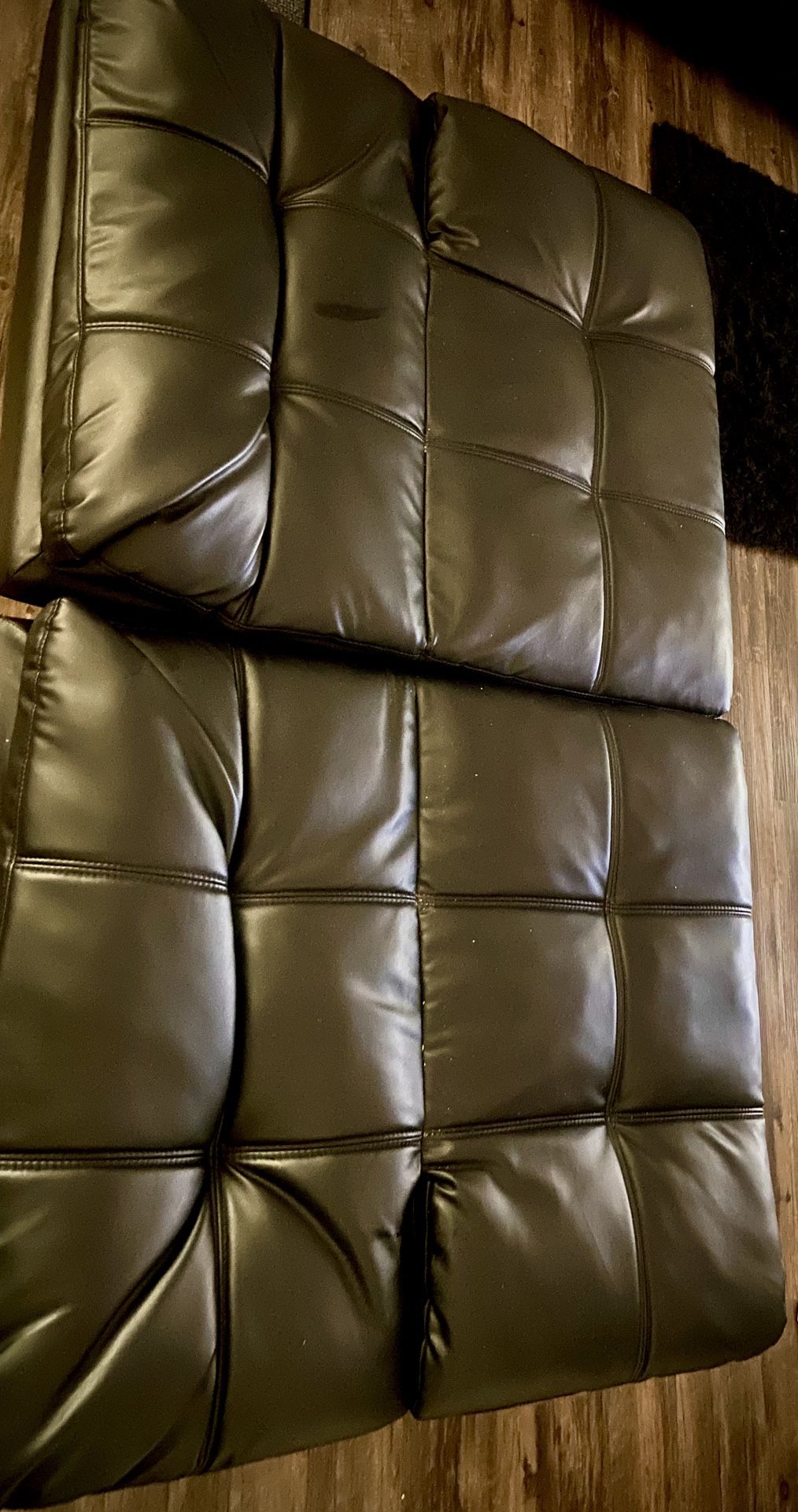 70” Inch futon Leather Sleeper
