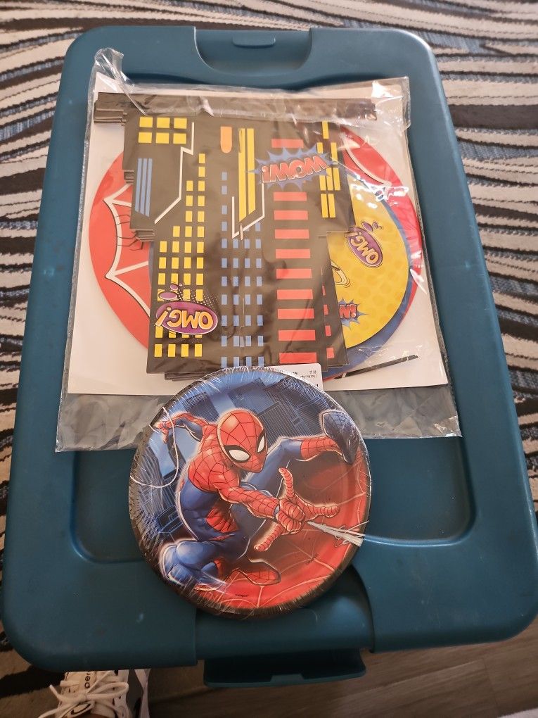 Spiderman Happy Birthday Back Drop