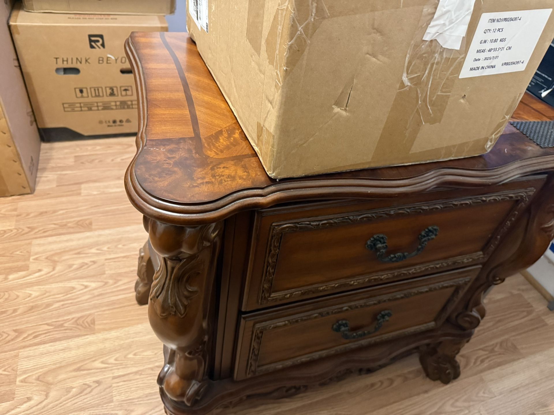 Antic Cherry Wood Bed Room Set Good Condition Like New