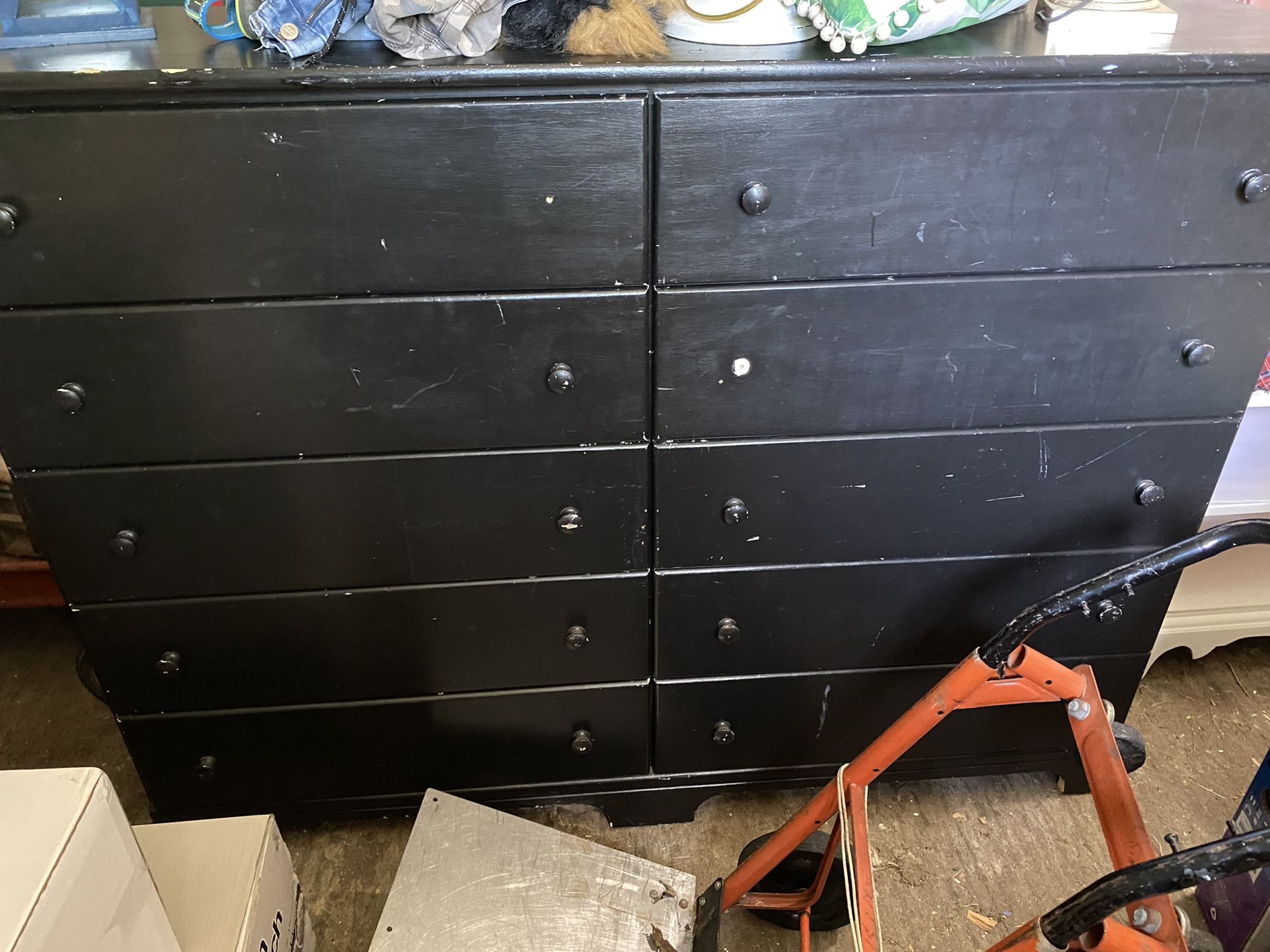 Very Large Black Dresser