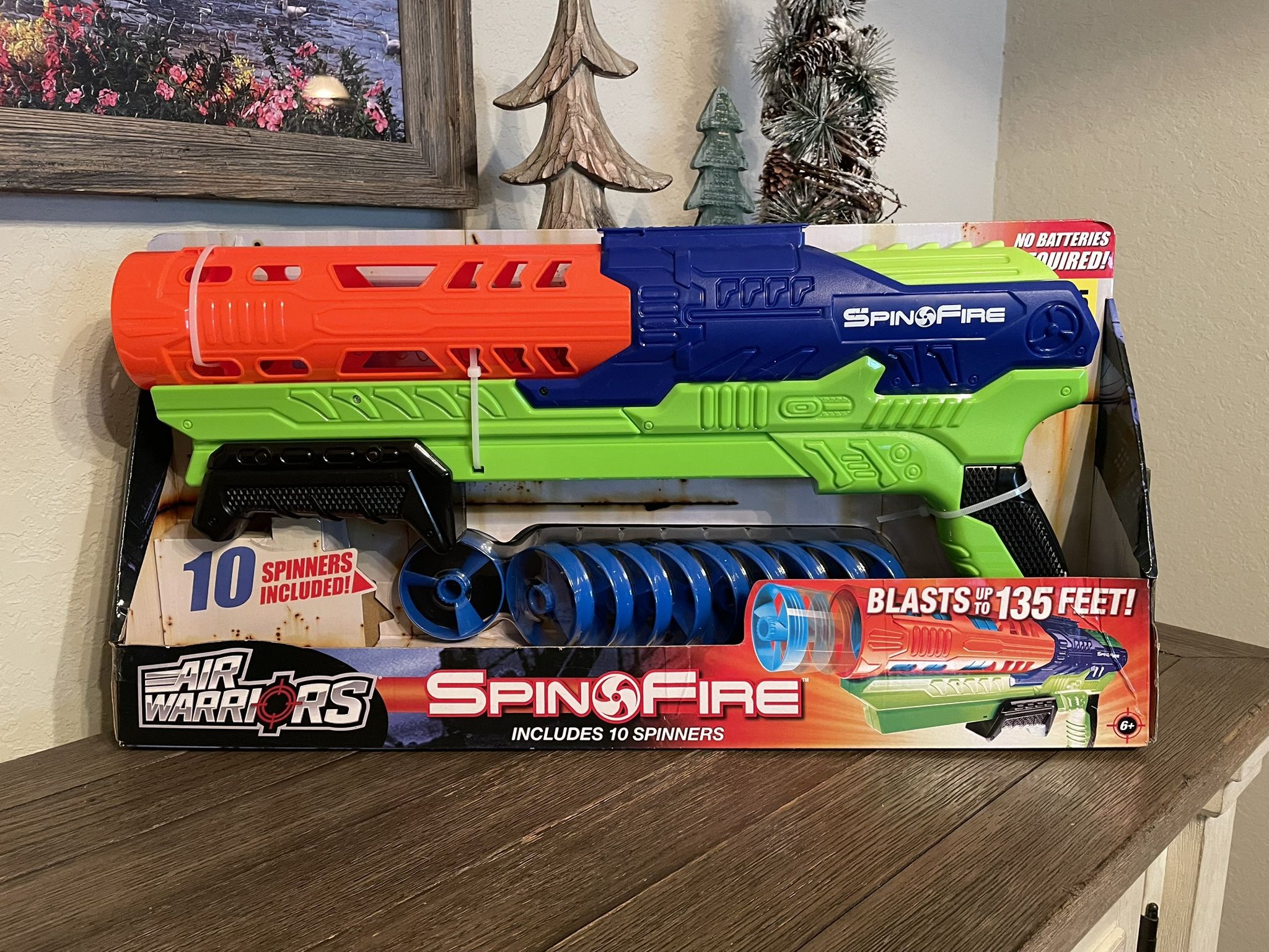 New Air Warriors Spin Fire Toy. Check my other listings for more great items.