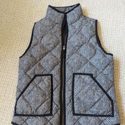 J.Crew Down Puffer Puffy Vest Ladies Small 