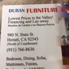 Duran Furniture Hemet California