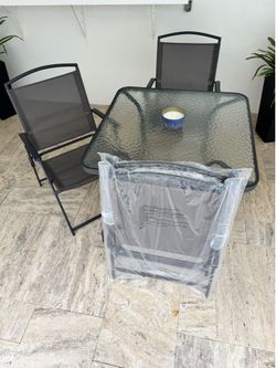 4 seat patio set with umbrella