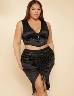 Plus Size Skirt And Top