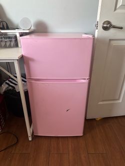 Pink fridge