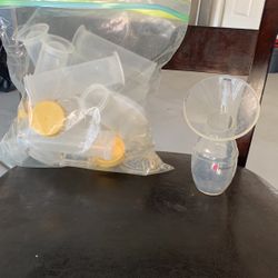 Nature Bond Pump And Medela Breast Milk Bottle Storages