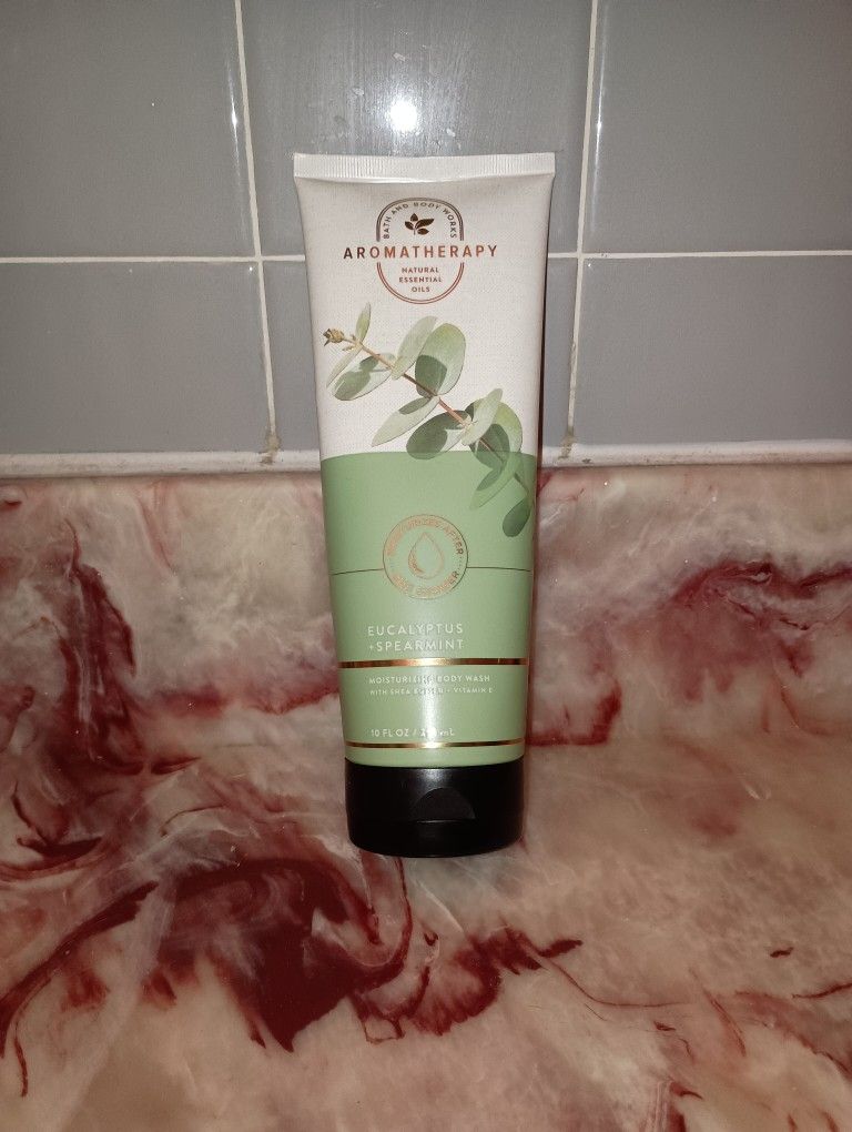 NEW Bath & Body Works Aromatherapy Eucalyptus Spearmint Moisturizing Body Wash 10 fl oz/ 296 mL