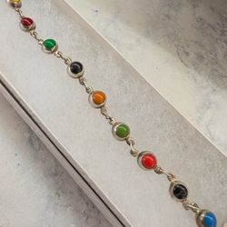 TURQUOISE STERLING SILVER BRACELET