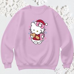 Hello Kitty Christmas Sweaters Or T Shirt 