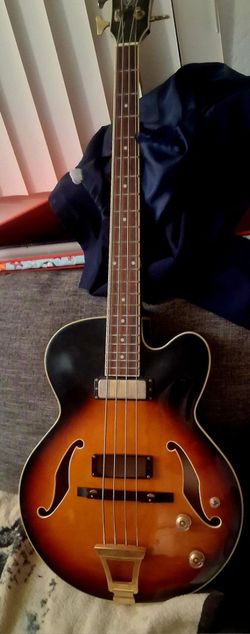 4 String ibanez acoustic/electric Bass Guitar