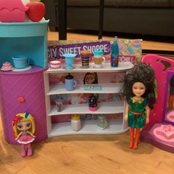 Mini Toy Sets with accessories, including Shopkins