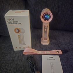Mini High Speed Handheld Fan (New)