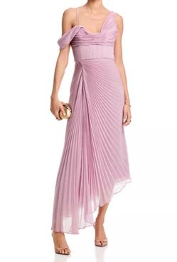 AMUR Joelle Pleated Drape Dress Size 2P  Retails $649 NWT